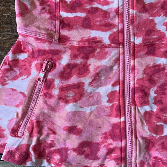 NWOT TA Tracy Anderson G.I.L.I. Zip Up Pink Leopard Jacket - Picture 7 of 8